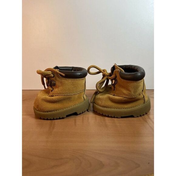 Build A Bear Workshop BAB Timberland Brown Work Boots Laced - Picture 3 of 8